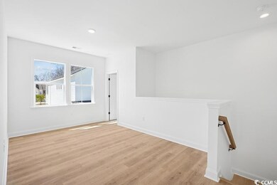 Spare room featuring recessed lighting, baseboards