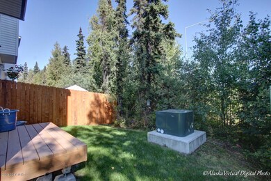 private backyard w: deck