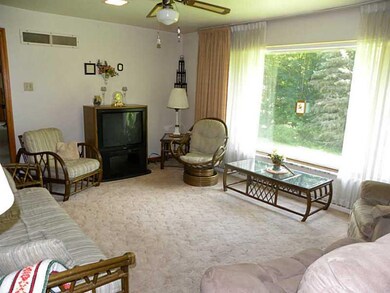 Family Room. Family room with large window overloo