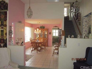 stairs and dining room