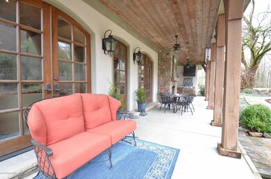 Covered front porch