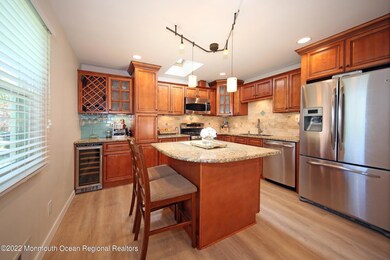 Center Island, wine Refrig