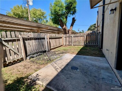 View of yard featuring a patio area and a fenced backyard