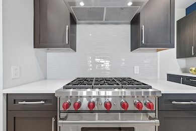 Top of the line Wolf gas cooktop