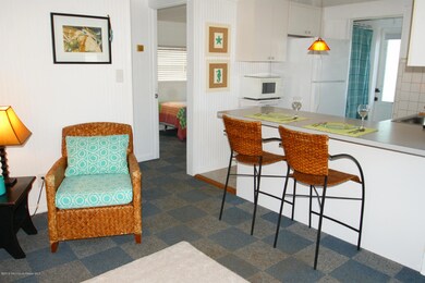 Living room into kitchen