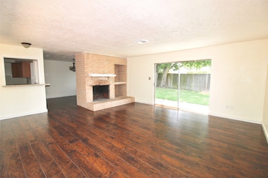 Different angle view of the living area with acces