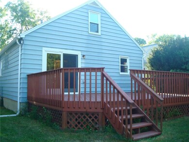 Enter living room from deck