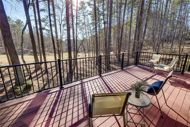 fabulous rear deck with gorgeous course views