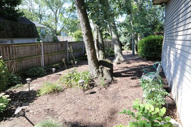 Private side yard