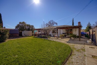 Large backyard