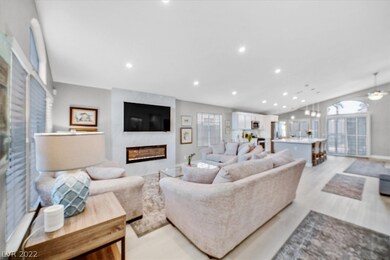 Great Room view of living and dinning and kitchen
