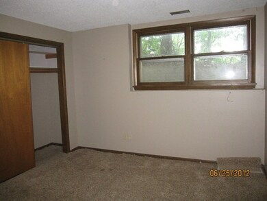 Bedroom in basement