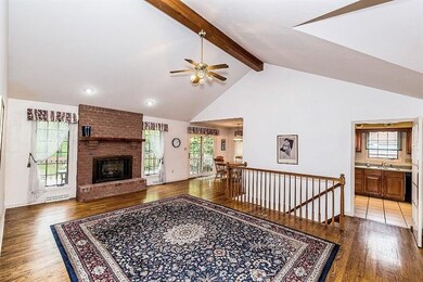 The great room offers an open, flowing floor plan 