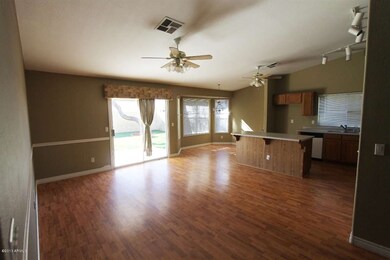 KITCHEN WITH VIEW OF BACK YARD
