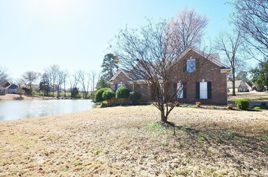 Front of home and lake