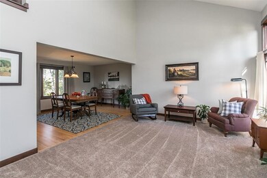 Bright inviting vaulted great room