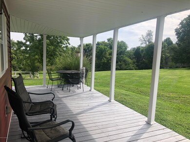 From front porch