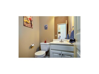 Main level half-bath
