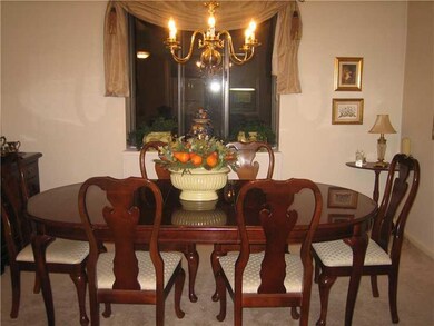 Dining Room. The dining room is open to the kitche