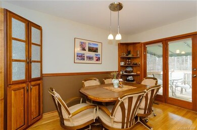 Breakfast Area is open to Kitchen and has deck acc