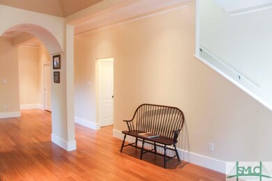 View of the living room back into the kitchen and 