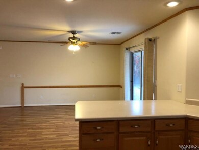 From kitchen to dining area