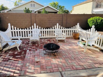 pavered patio