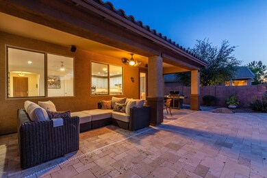 Extended covered patio