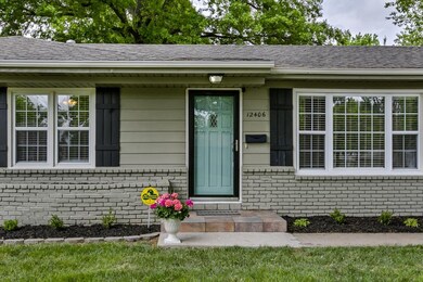 Front door recently painted. New landscaping!