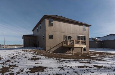 Large deck off the kitchen/breakfast area.