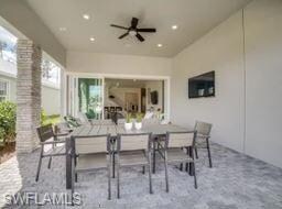Covered patio