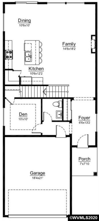 Photos are of a previously built home and for exam