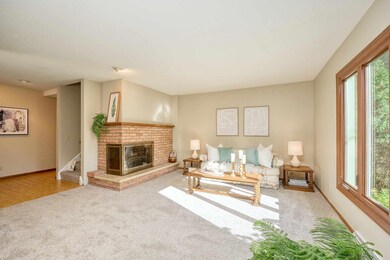 A 2-sided wood-burning Fireplace adds character to your Living room.