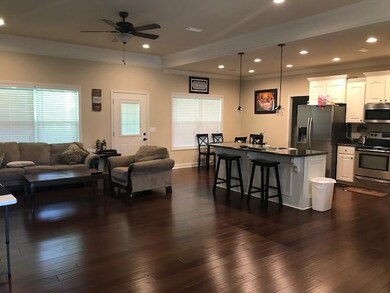 Open floor plan living area