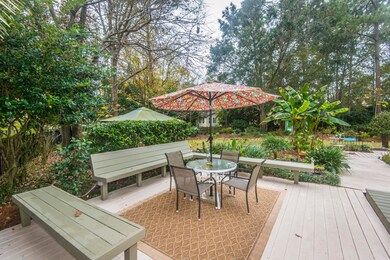 backyard entertaining area
