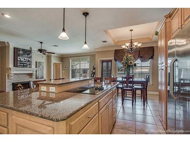 Kitchen. Beautiful open kitchen with granite count