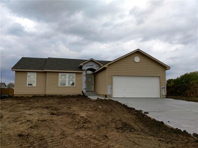 Photo not of actual home.  This is the front eleva