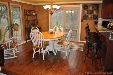 Open to the family room is this gorgeous kitchen w
