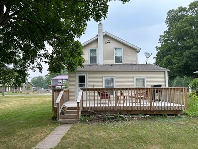 back of home and deck