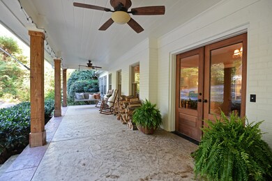 Covered front porch view 1