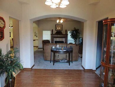 Other. Large entryway with arched detailing and ti