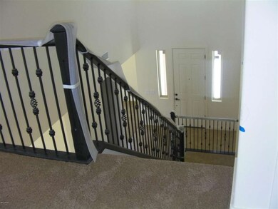iron amd maple stair rail