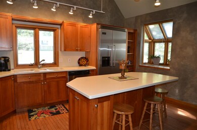 Photo of kitchen taken from the breakfast nook