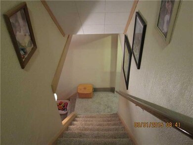 1st Floor Plan. Unique split stairs that provides 