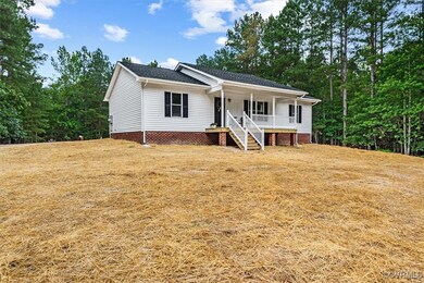 This 3 bedroom, 2 bath rancher is on 3.4 acres