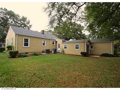 View - Rear yard