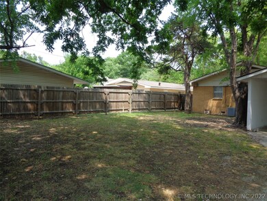 View of the back yard