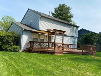 The back yard and back of the house