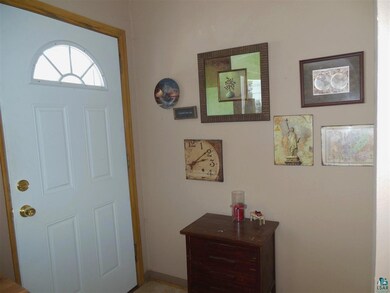 More formal front entryway
