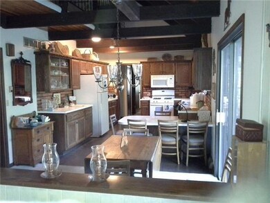 Dining room opens to deck for convenient entertain